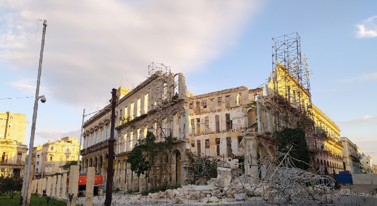 Reportan otro derrumbe en La Habana