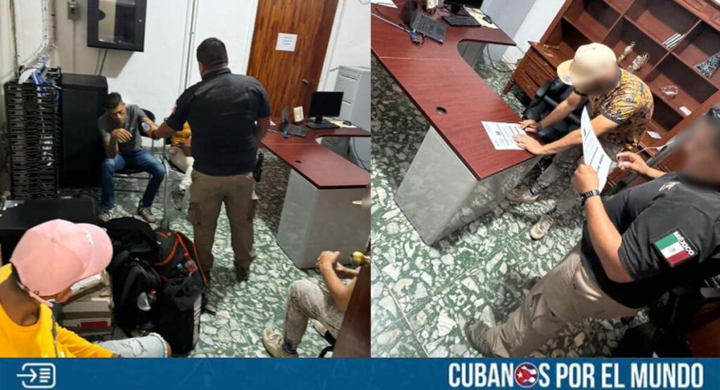 Interceptados tres migrantes cubanos en México que eran transportados por un coyote