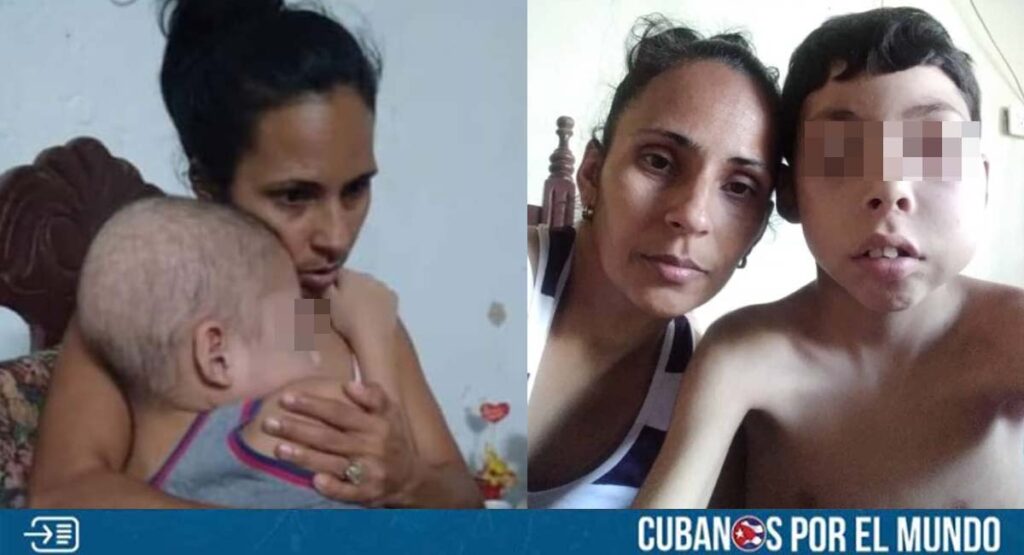 Piden ayuda para madre cubana sola con dos hijos, uno de ellos enfermo