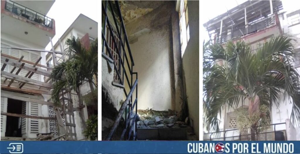 Edificio en Nuevo Vedado en estado calamitoso