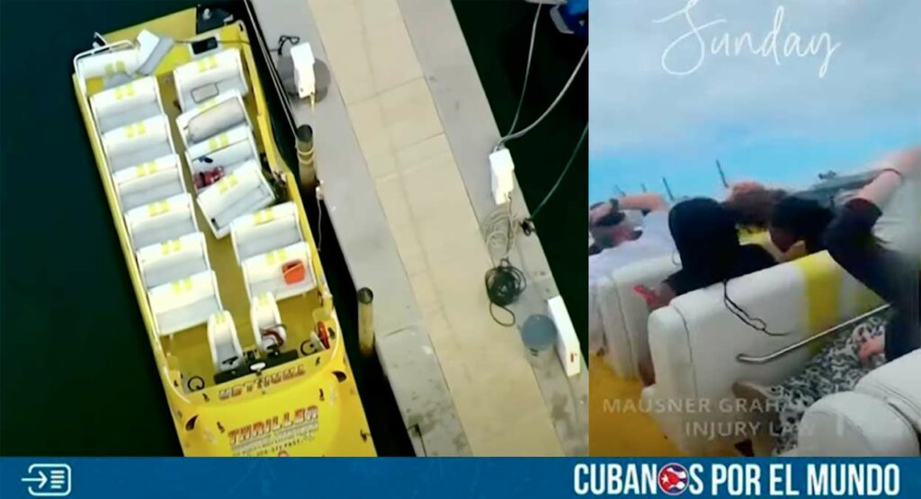 El impacto de dos embarcaciones de alquiler cerca del puerto de Miami quedó registrado en un vídeo que se difundió el lunes por la noche por una firma de abogados de esa ciudad que representa a varias de las personas lesionadas en el choque, que ocurrió a principios de febrero y dejó 13 heridos.