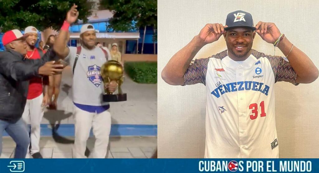 Venezuela se coronó campeón de la Serie del Caribe 2024 celebrada en Miami, y el cubano Yasiel Puig celebró por todo lo alto con sus fanáticos tras terminar la final.