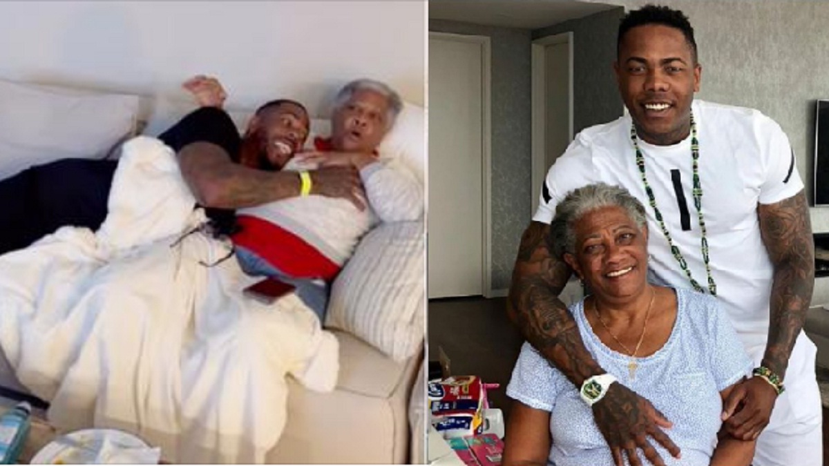 El "tierno" video de Aroldis Chapman y su mamá que ha generado críticas en redes sociales