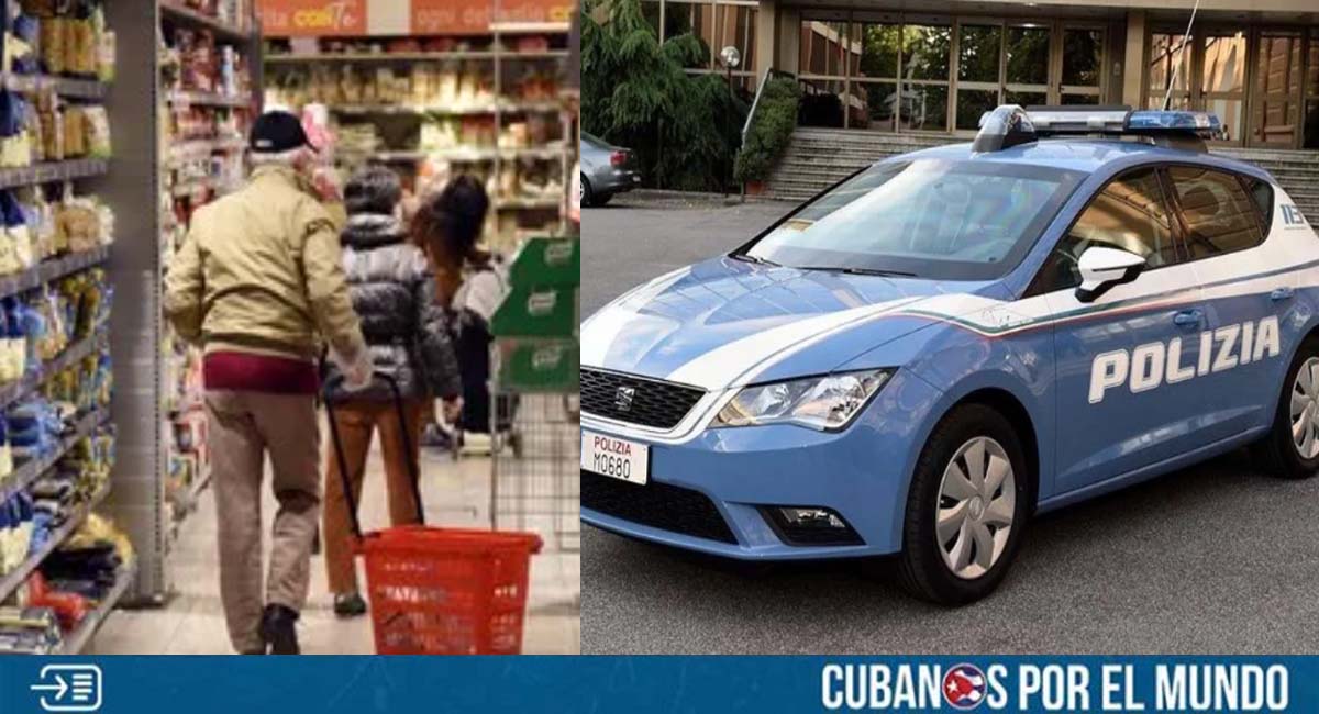 Arrestados tres cubanos en Italia por robarle a ancianos en supermercados