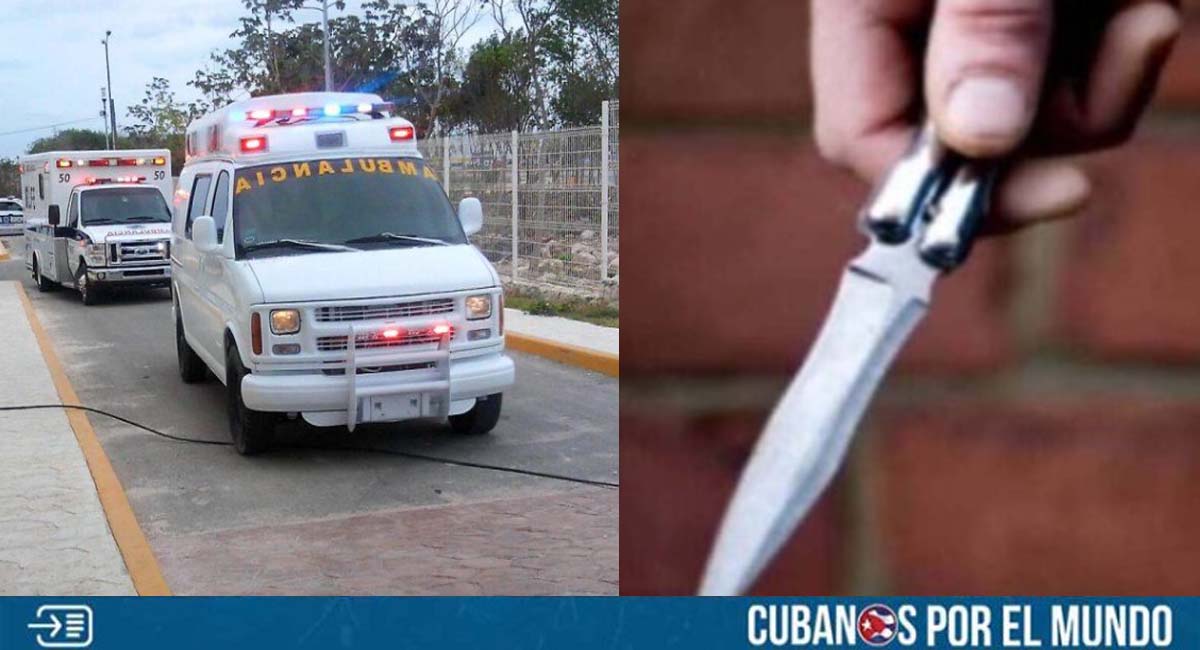 Joven vendedor cubano fue atacado con un arma blanca en Cancún