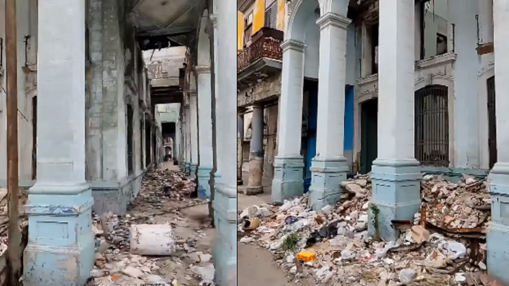 La Habana Vieja entre derrumbes y abandono