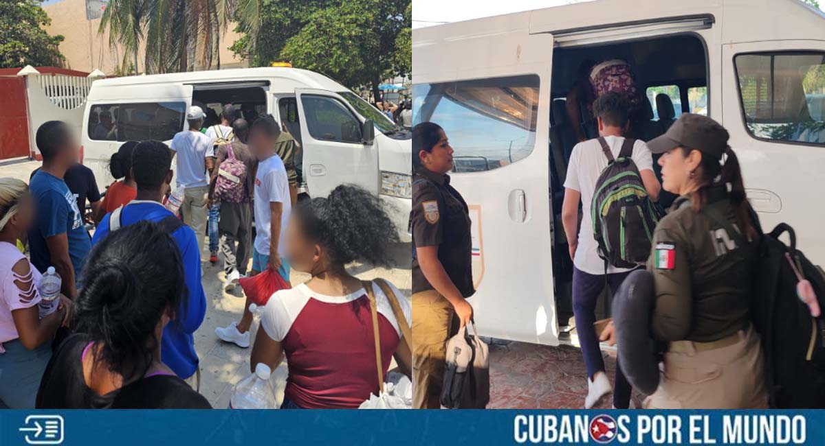 Balseros cubanos rescatados por un crucero quedaron bajo custodia en México