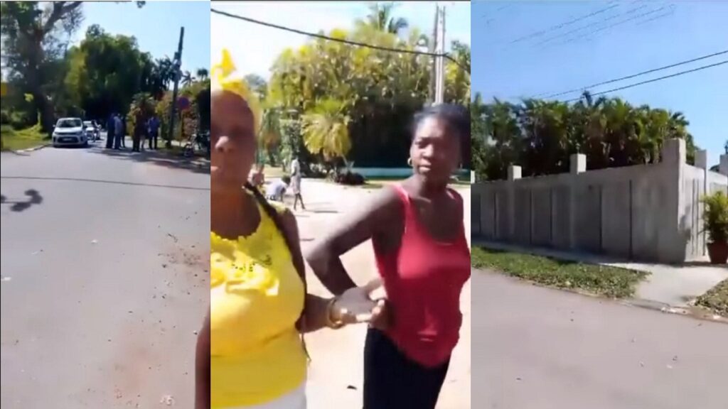 Refuerzan la seguridad en la mansión de Díaz-Canel tras plantón de grupo de madres cubanas (+VIDEO)