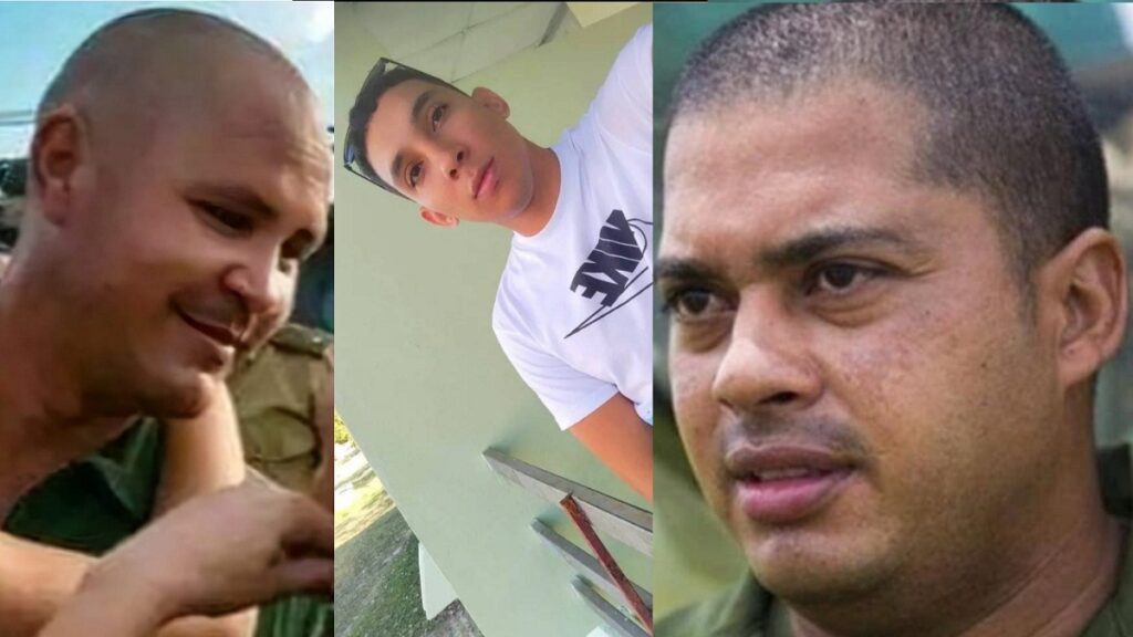 Estos son los rostros de los tres militares que murieron tras estrellarse un helicóptero en Santiago de Cuba
