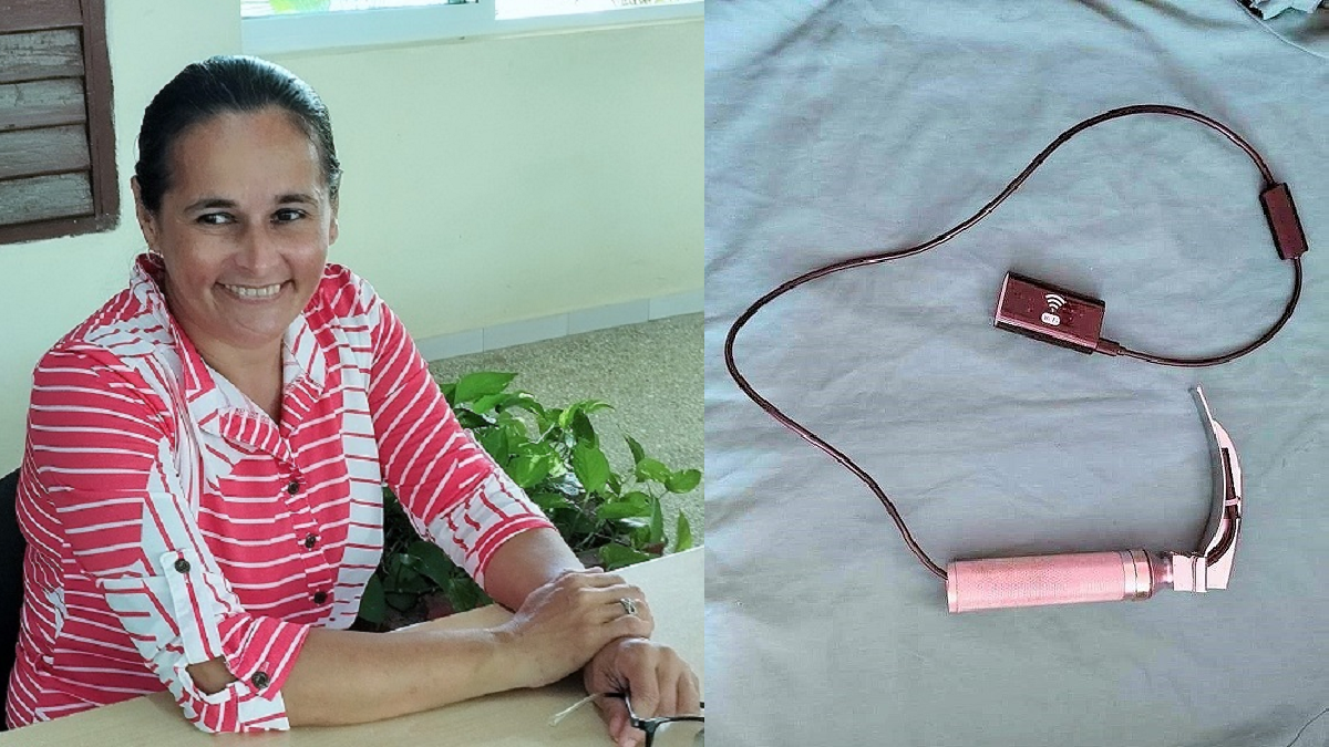 Doctora villareña, ayudada por un tornero, fabrica dispositivo artesanal para intubación endotraqueal (+FOTOS)