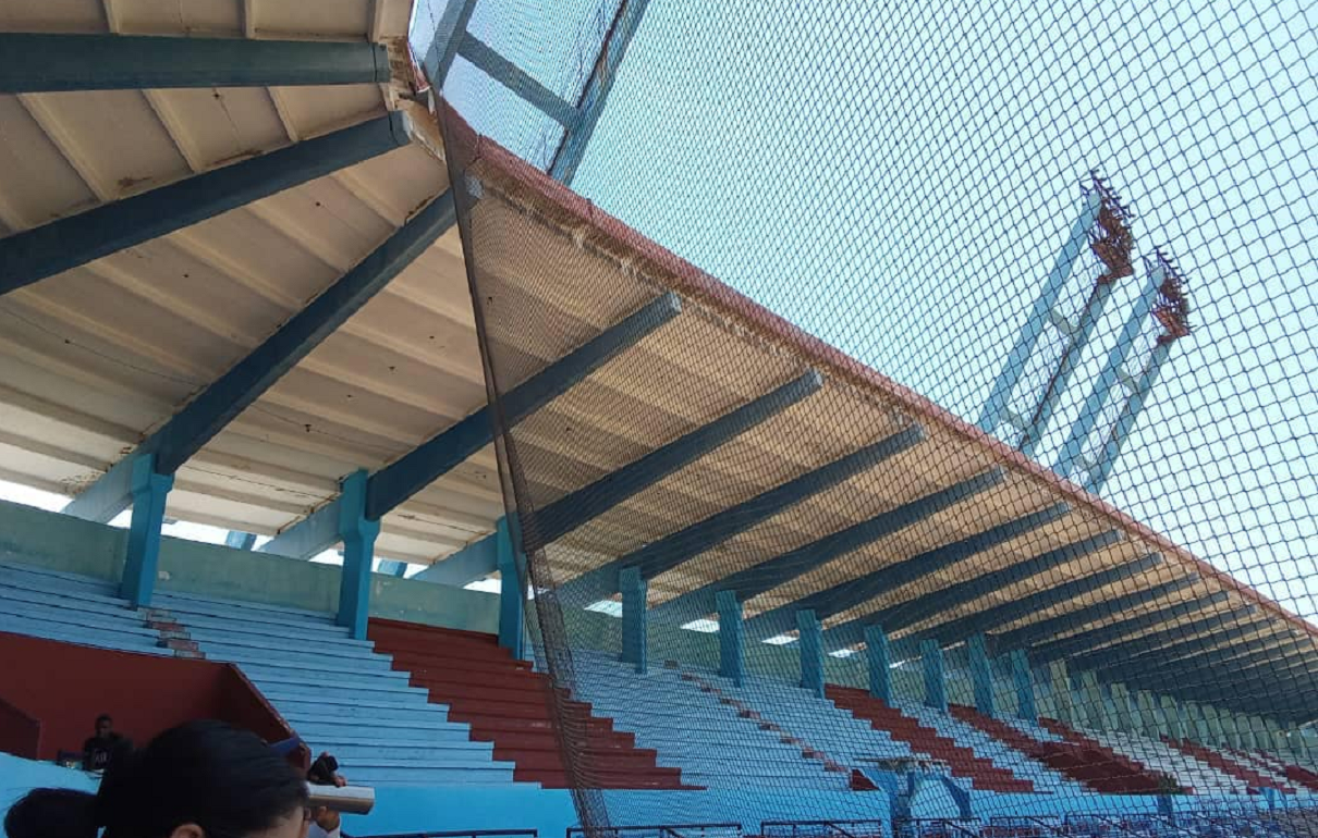 Cierran área en estadio de Serie Nacional de beisbol cubano por derrumbe