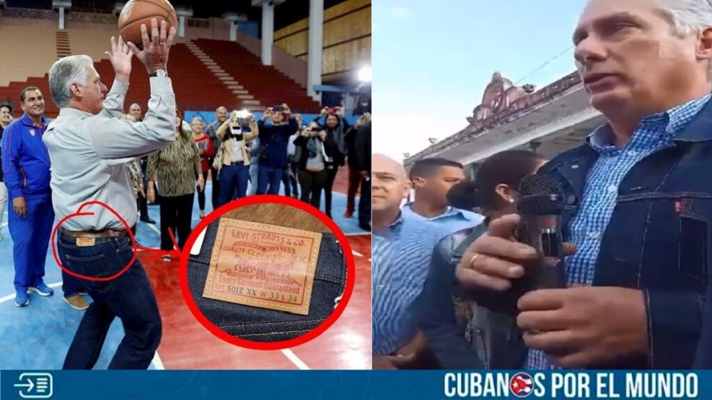 el jean made in USA de Díaz-Canel