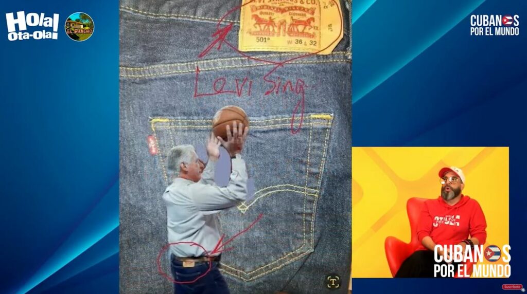 el jean made in USA de Díaz-Canel