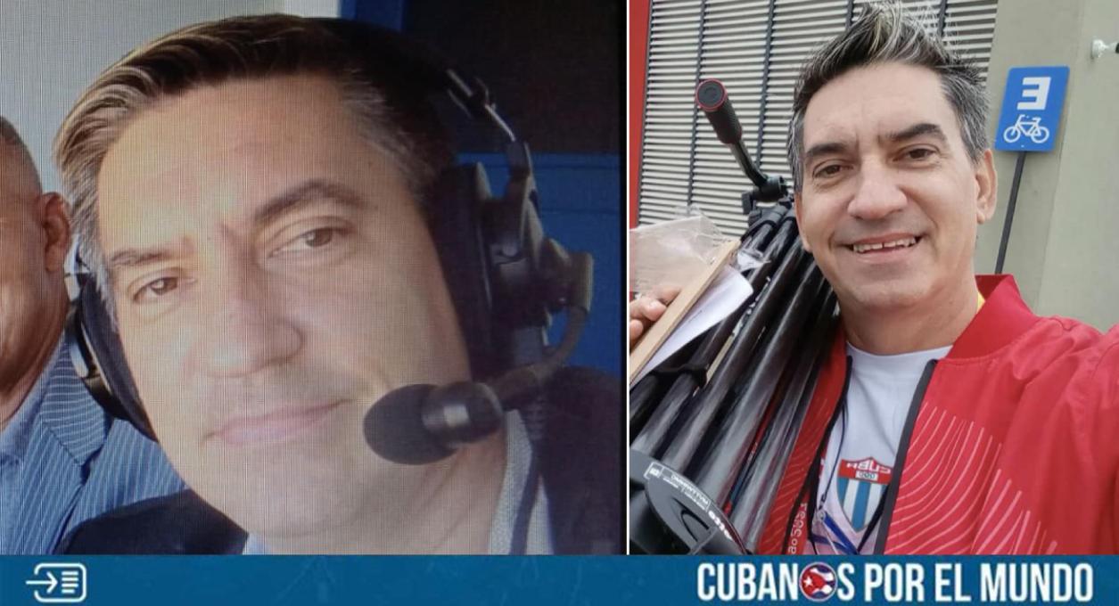 El comentarista deportivo Ángel Luis Fernández llegó a Miami recientemente, convirtiéndose en el último pasajero de "ICRT Airlines" que arriba a tierras de libertad desde Cuba.