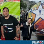 Los humoristas cubanos conocidos como Los Pichy Boys llevaron hasta la final de la UEFA Champions League, el mensaje de libertad para la isla.