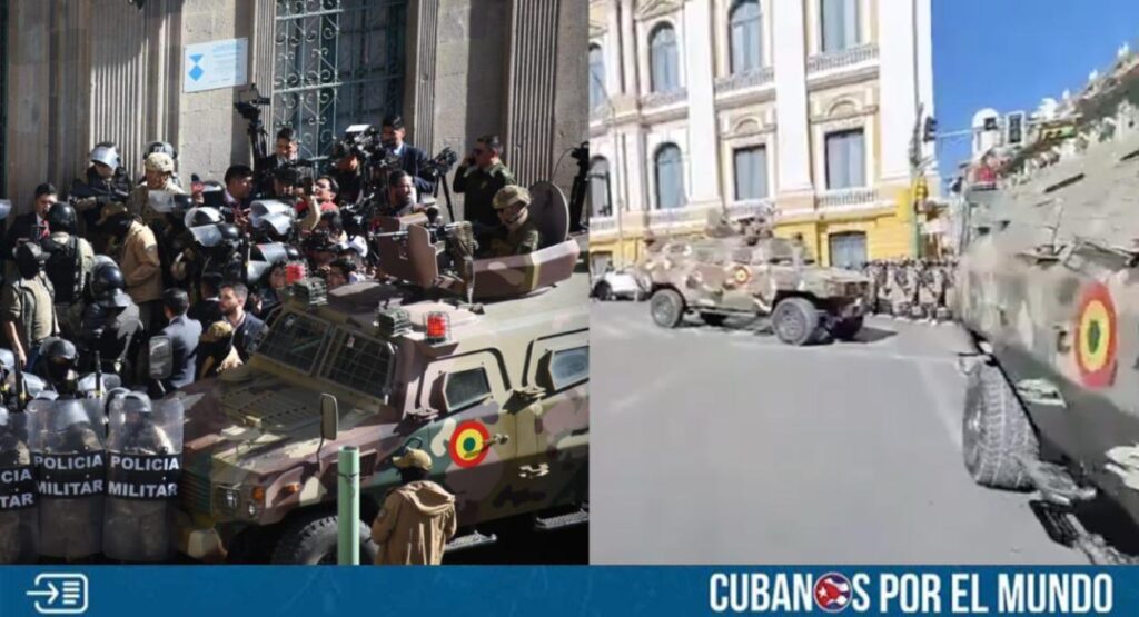 A esta hora transcurre un presunto intento de golpe de Estado en Bolivia en contra del régimen socialista de Luis Arce, según reportes que se difunden en distintos medios internacionales.