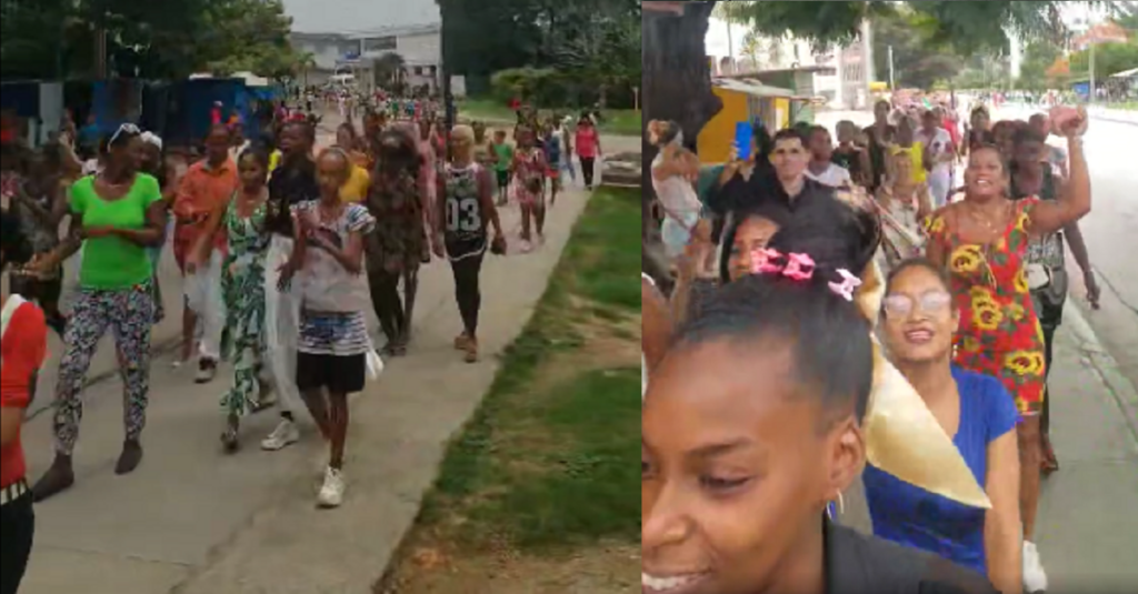 Santiagueros salen a las calles con el grito "Cuba para Cristo" (+VIDEOS)