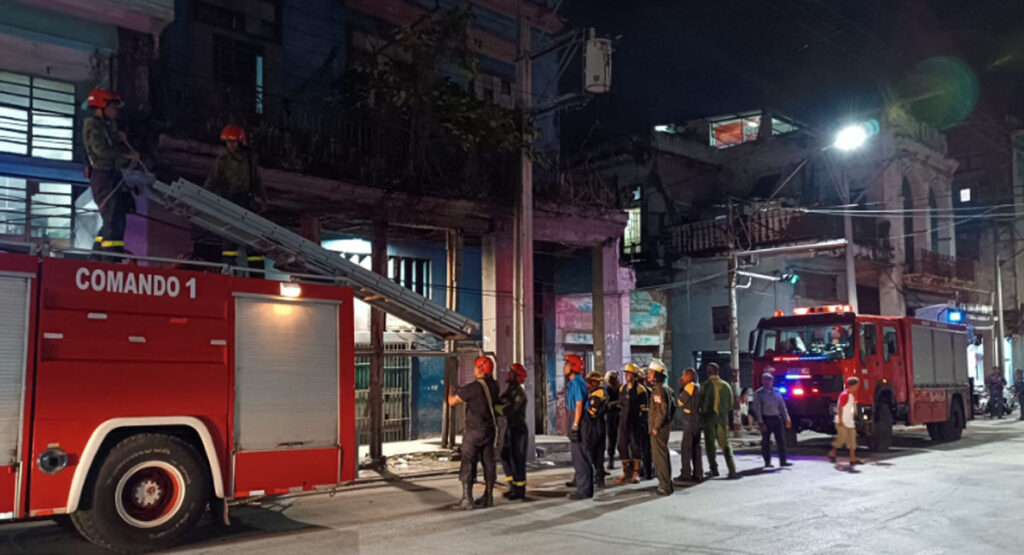 Una persona herida tras derrumbe en La Habana Vieja