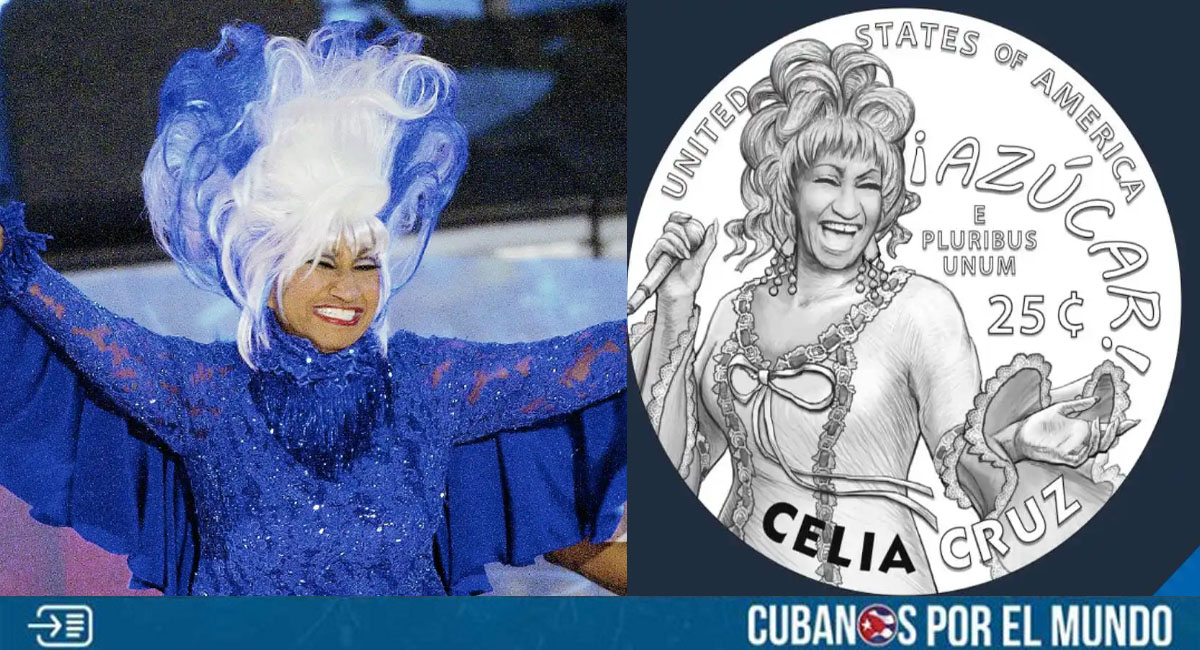 Moneda con cara de Celia Cruz circulará desde agosto en Estados Unidos