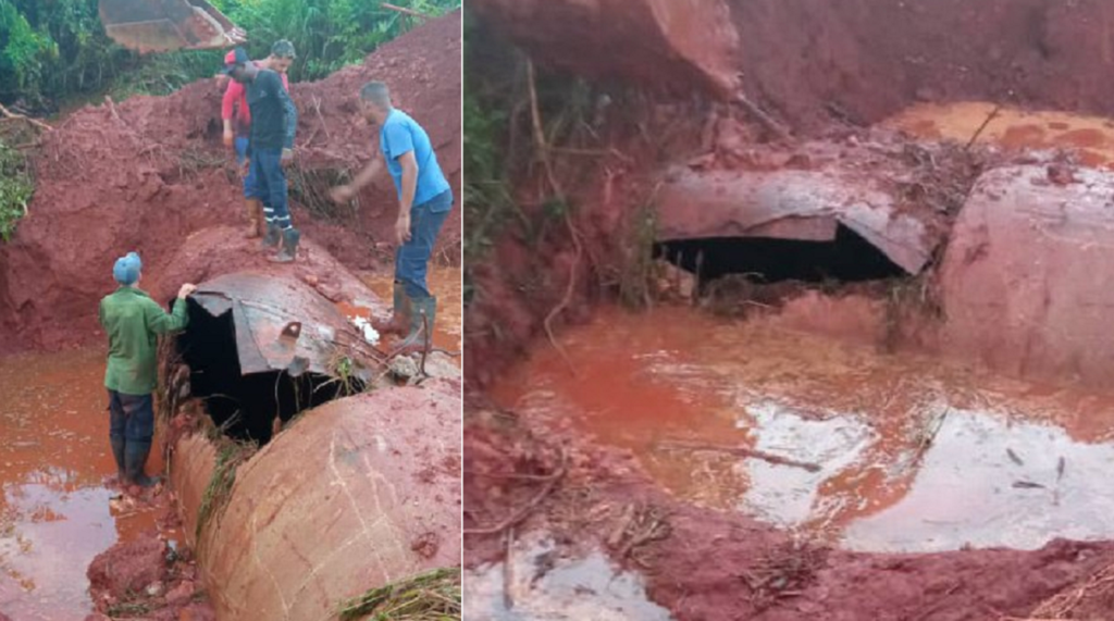 Apagón causa daños en conductora y deja a gran parte de La Habana sin agua