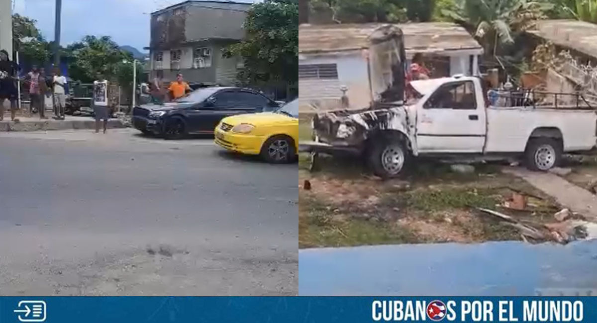 Dos lesionados por accidente de tránsito en Santiago de Cuba