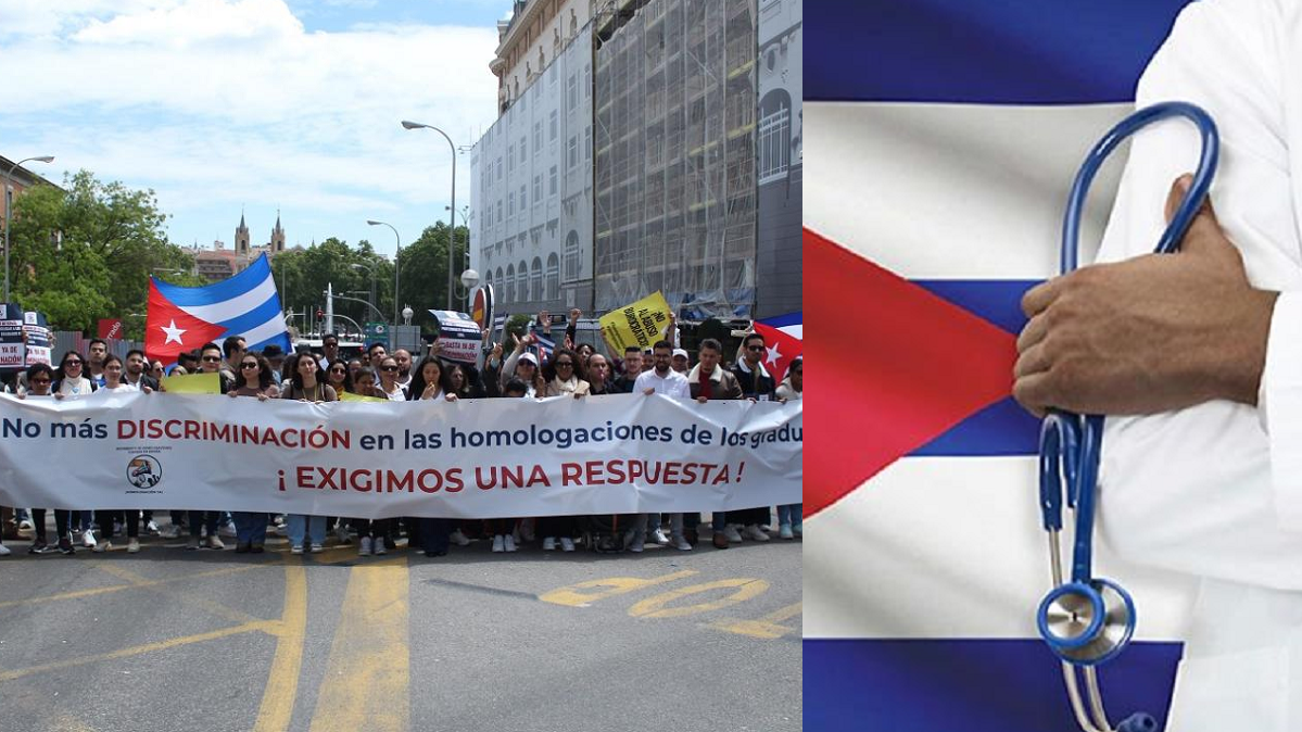 Médicos cubanos se manifestarán en Madrid por demoras en la homologación de sus títulos