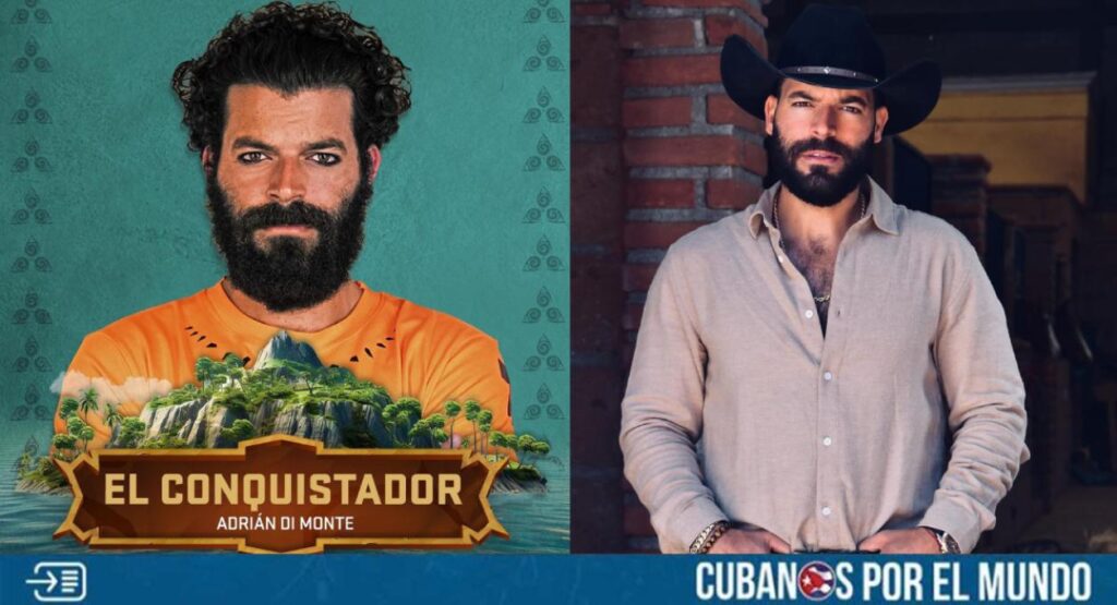 Adrián Di Monte, actor cubano, ganó esta semana en la primera temporada del reality show“La Isla: Desafío Extremo” de la cadena Telemundo.