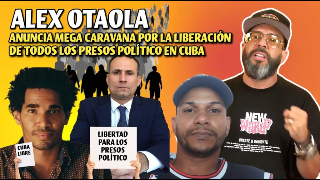 El presentador cubano Alex Otaola propuso hacer una “Mega Caravana” por la liberación de todos los presos políticos en Cuba tras la victoria del presidente electo Donald Trump el pasado 5 de noviembre.