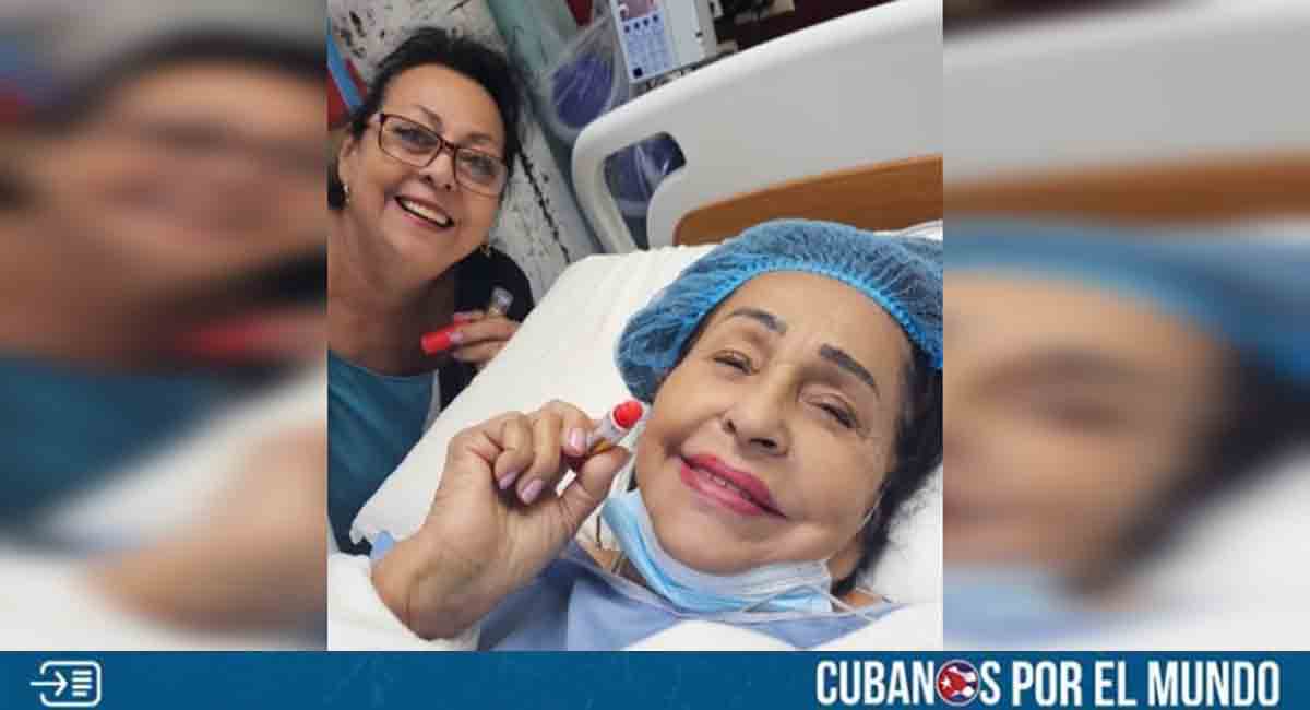Actriz cubana Diana Rosa Suárez fue hospitalizada en La Habana por una isquemia