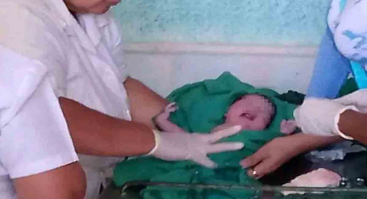 Madre cubana dio a luz en medio de los sismos