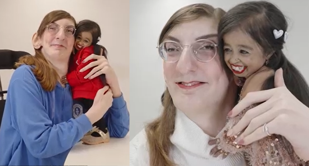 Finalmente se conocen la mujer más alta del mundo y la más pequeña