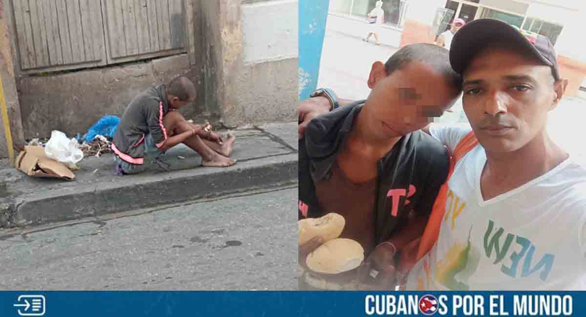 “Logros de la revolución”: Captan a niño comiendo de la basura en Santiago de Cuba