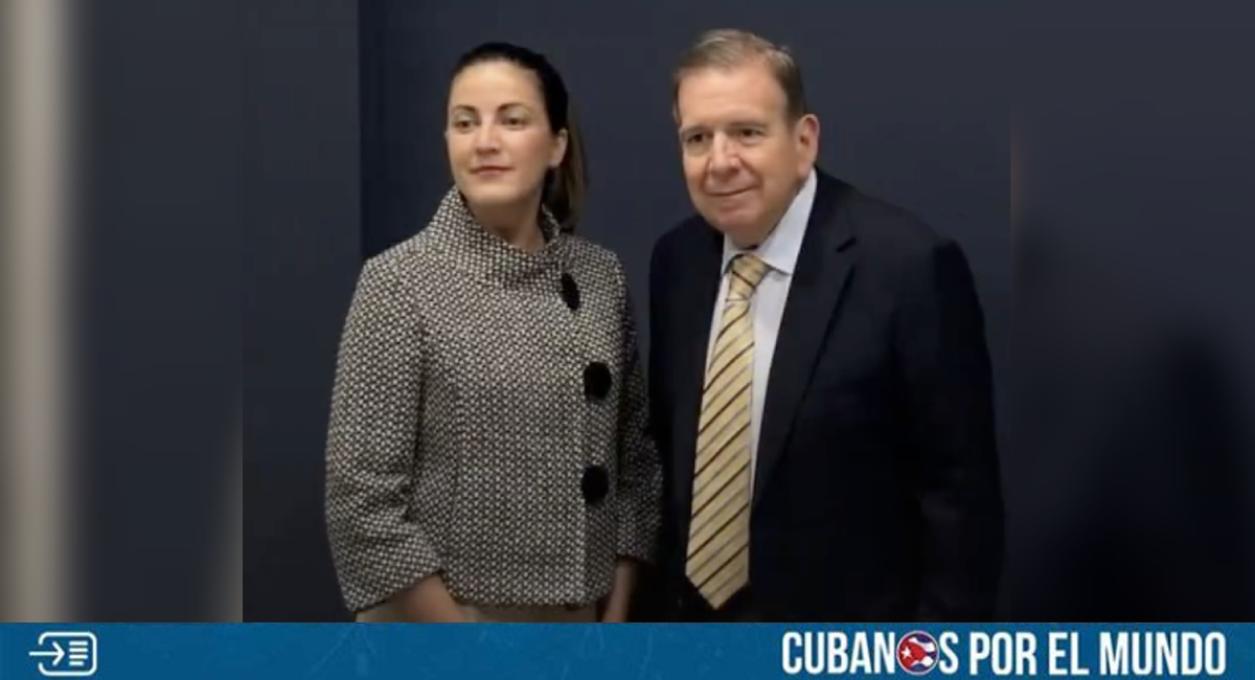 La activista cubana Rosa María Payá se reunió con el presidente electo de Venezuela, Edmundo González Urrutia, en Madrid, España.