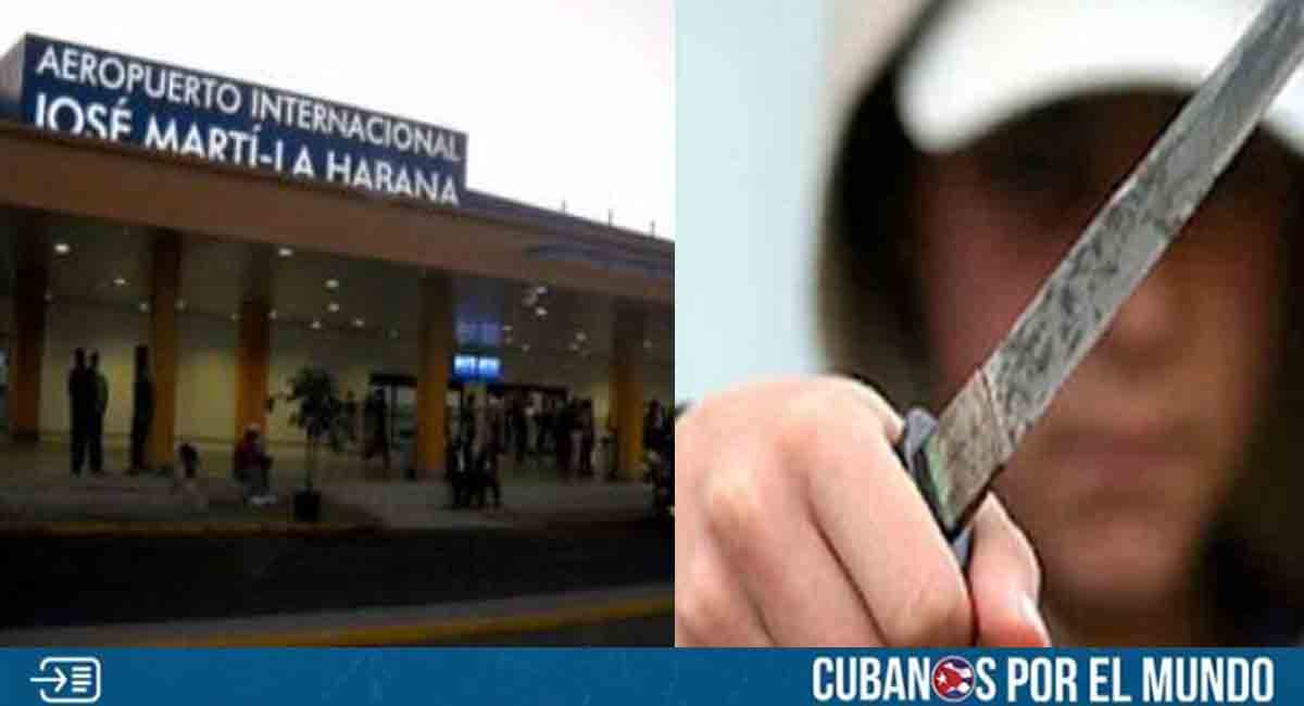 Conductor fue asaltado por varios sujetos en el aeropuerto de La Habana