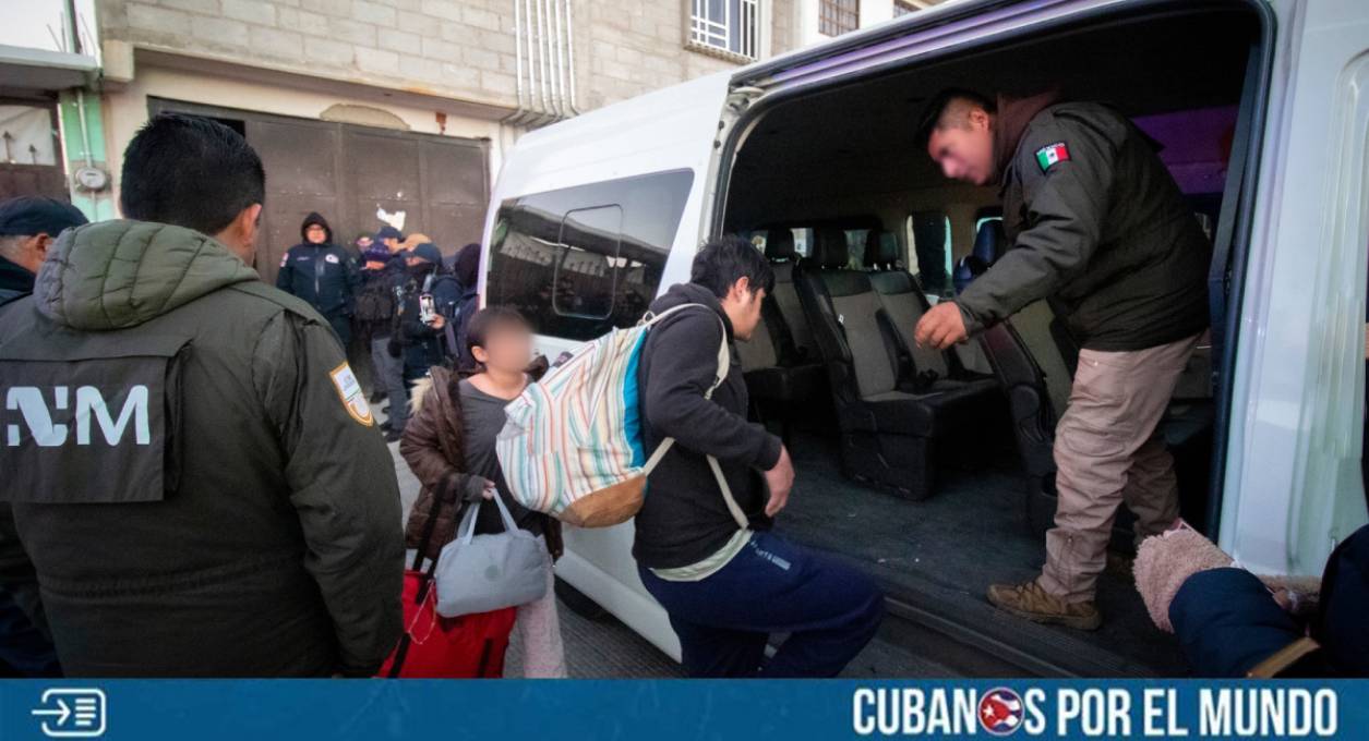 Un grupo de migrantes, entre ellos cubanos, fueron rescatados el sábado por la Policía de México en el municipio de Tizayuca, en el estado mexicano de Hidalgo.