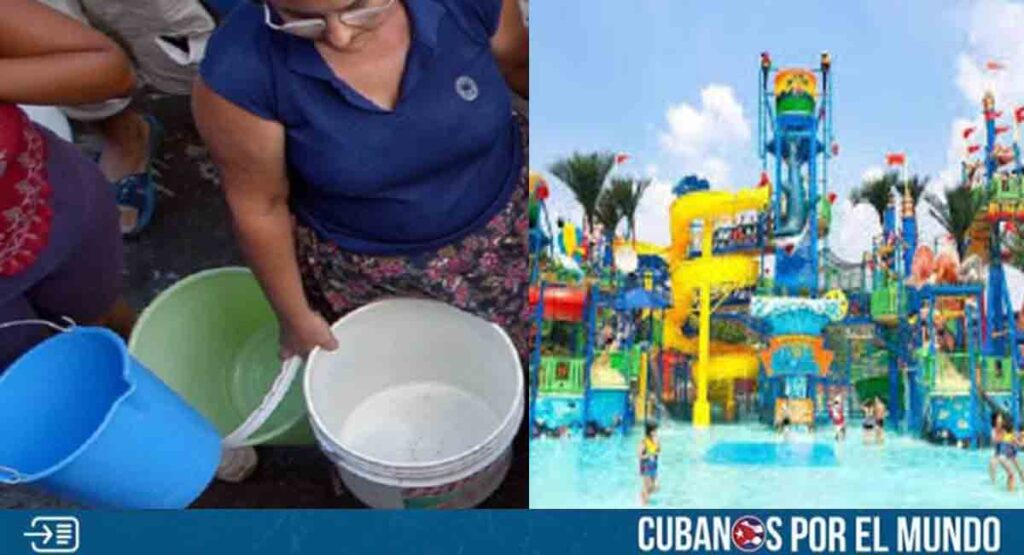 Otra burla al pueblo cubano: Crearán un parque acuático en La Habana, con miles de habaneros sin agua