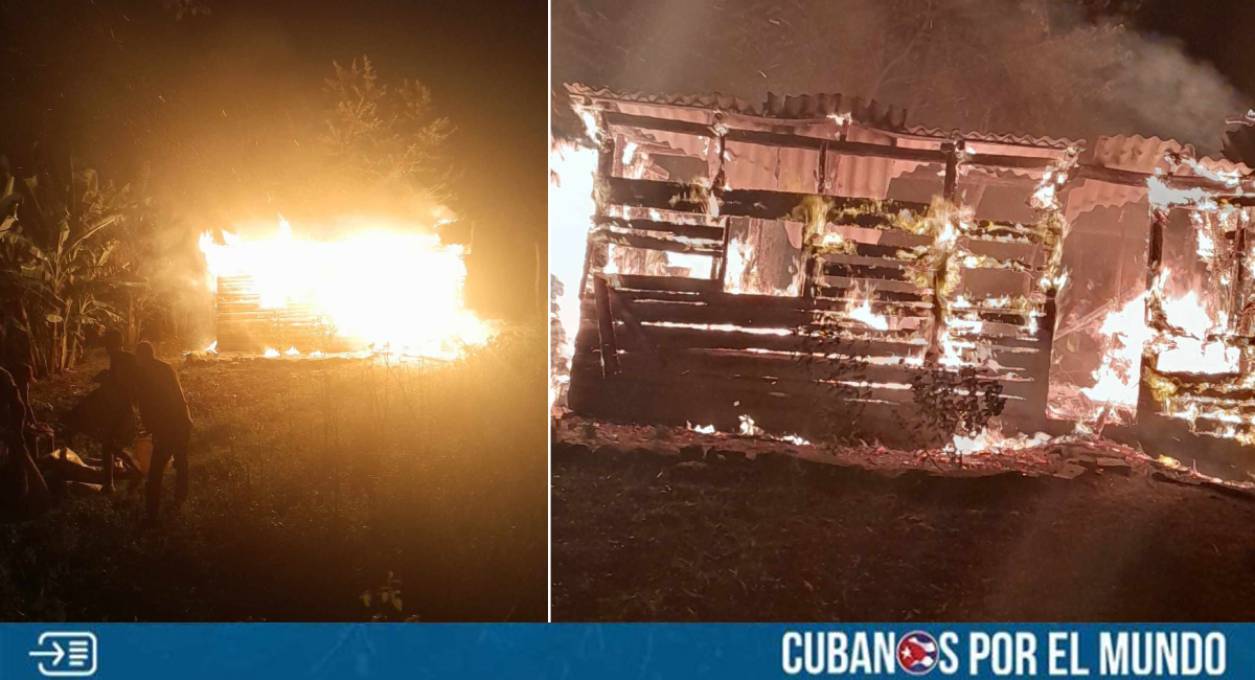 Una familia en Santiago de Cuba lo perdió todo después de que un voraz incendio acabó con su vivienda.