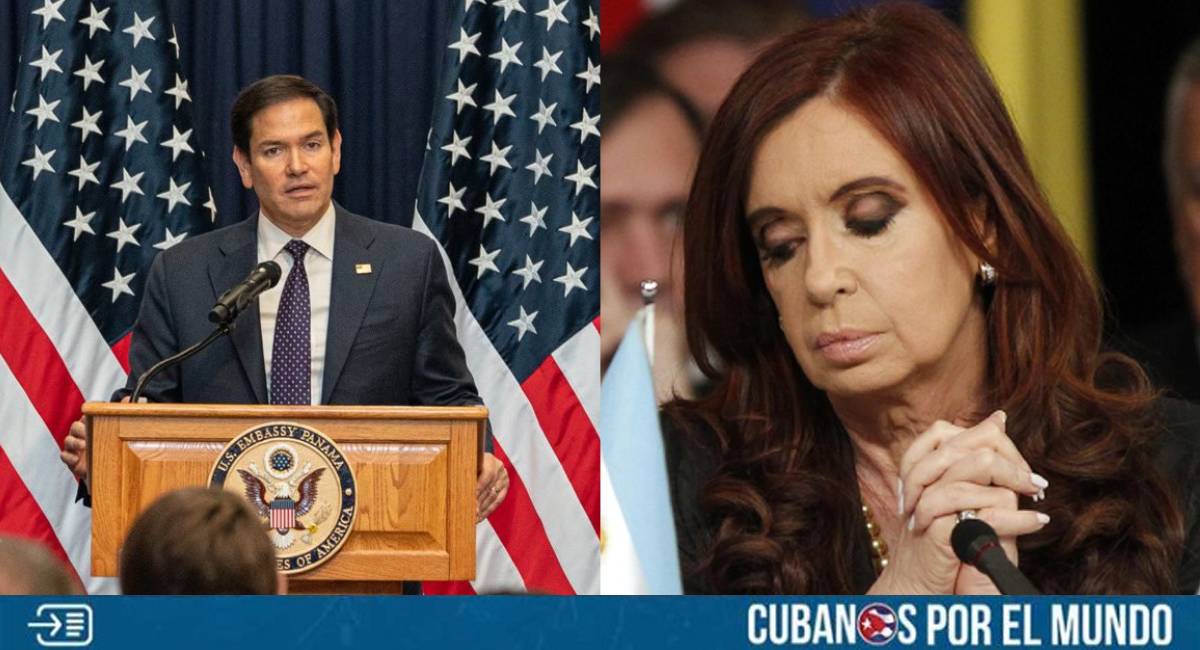 El Secretario de Estado, Marco Rubio, anunció la prohibición de entrada a Estados Unidos para la expresidenta argentina y amiguita de los Castro, Cristina Fernández de Kirchner, y el exministro Julio Miguel de Vido, debido a los actos de corrupción cometidos durante sus mandatos.