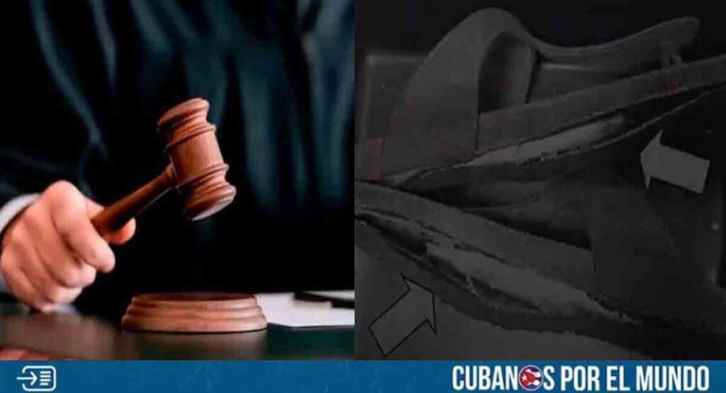 Sentenciada cubana que llevaba cocaína en chancletas