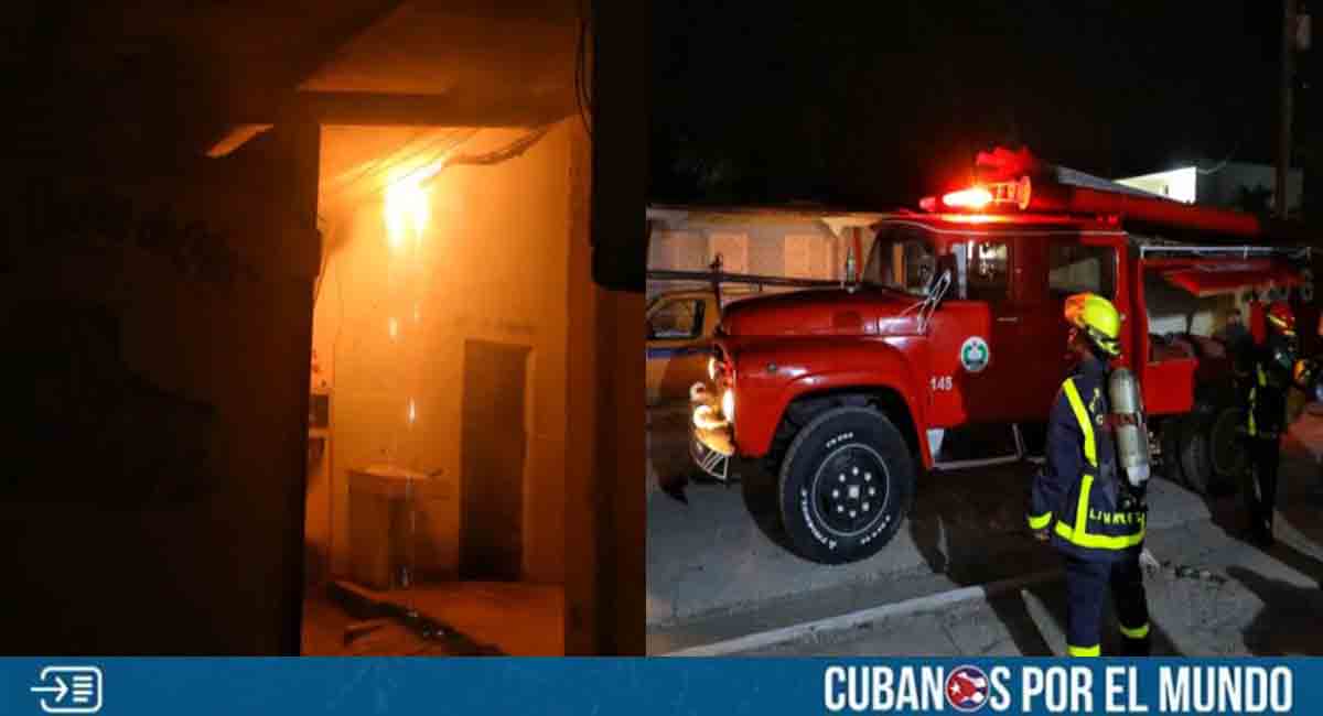 Panadería en Sancti Spíritus se incendia por un cortocircuito