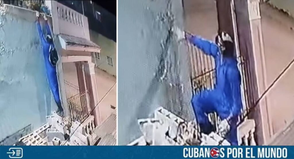 La delincuencia continúa desatada en la isla comunista sin avizorarse una pronta solución para el problema, y recientemente una cámara de vigilancia captó el momento en que un sujeto intenta robar una vivienda en La Habana.