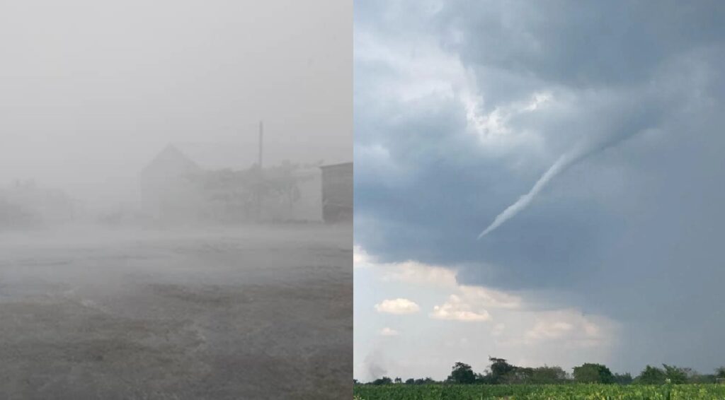 Reportan inestabilidad atmosférica en Pinar del Río con tornado y tormenta severa