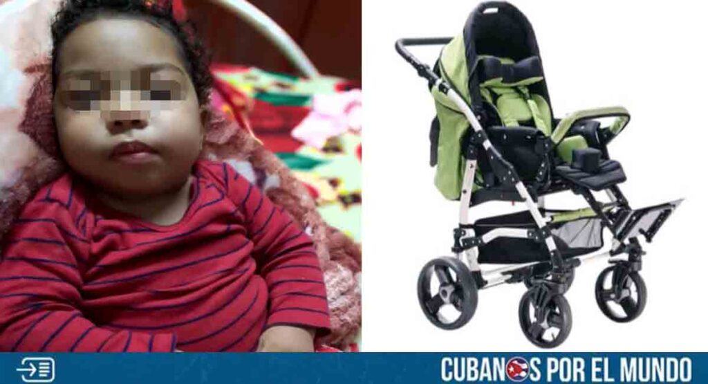 Familia en Camagüey busca apoyo para adquirir silla especial para bebé enfermo
