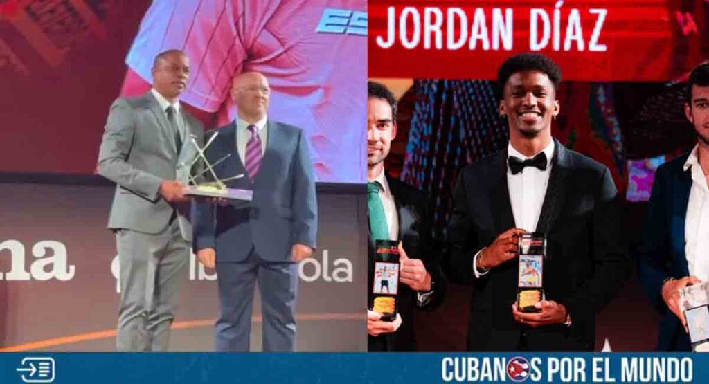 Jordan Díaz e Iván Pedroso, dos cubanos galardonados en España