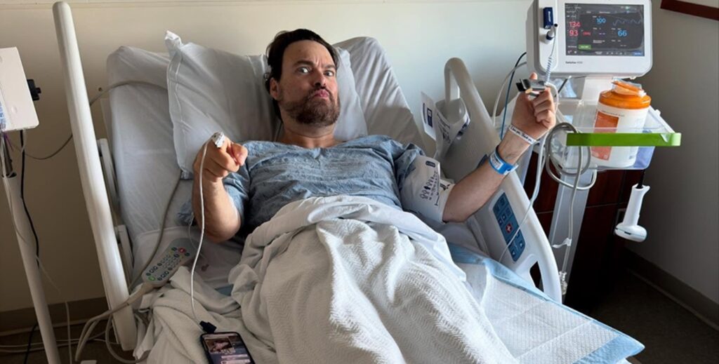 Comediante George Harris cuenta el motivo de su operación de emergencia