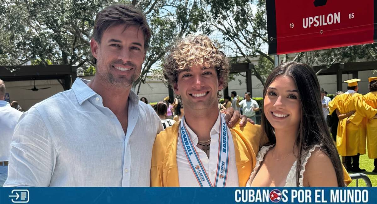 El actor cubano William Levy expresó el orgullo que siente por su hijo mayor, Christopher Levy, tras asistir a su graduación en la American Heritage School de Plantation.