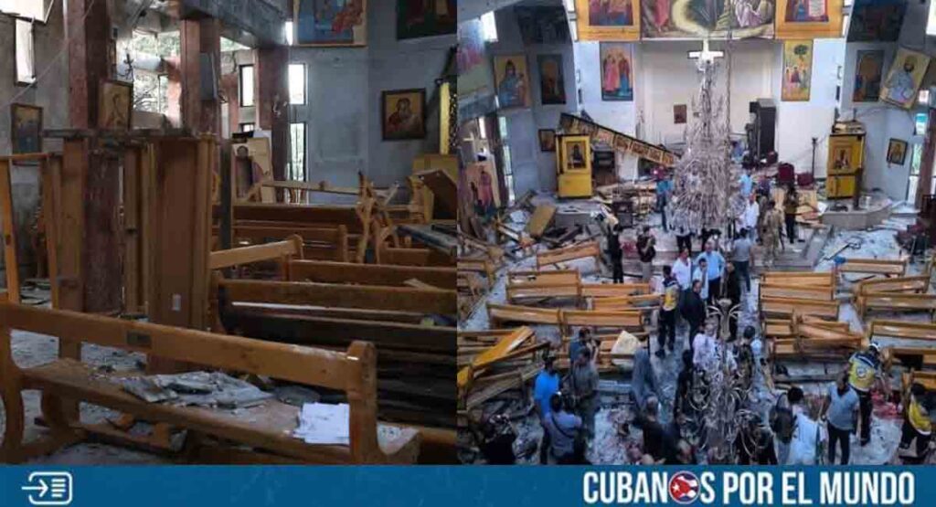 Ataque terrorista en una iglesia de Siria dejó más de 20 fallecidos