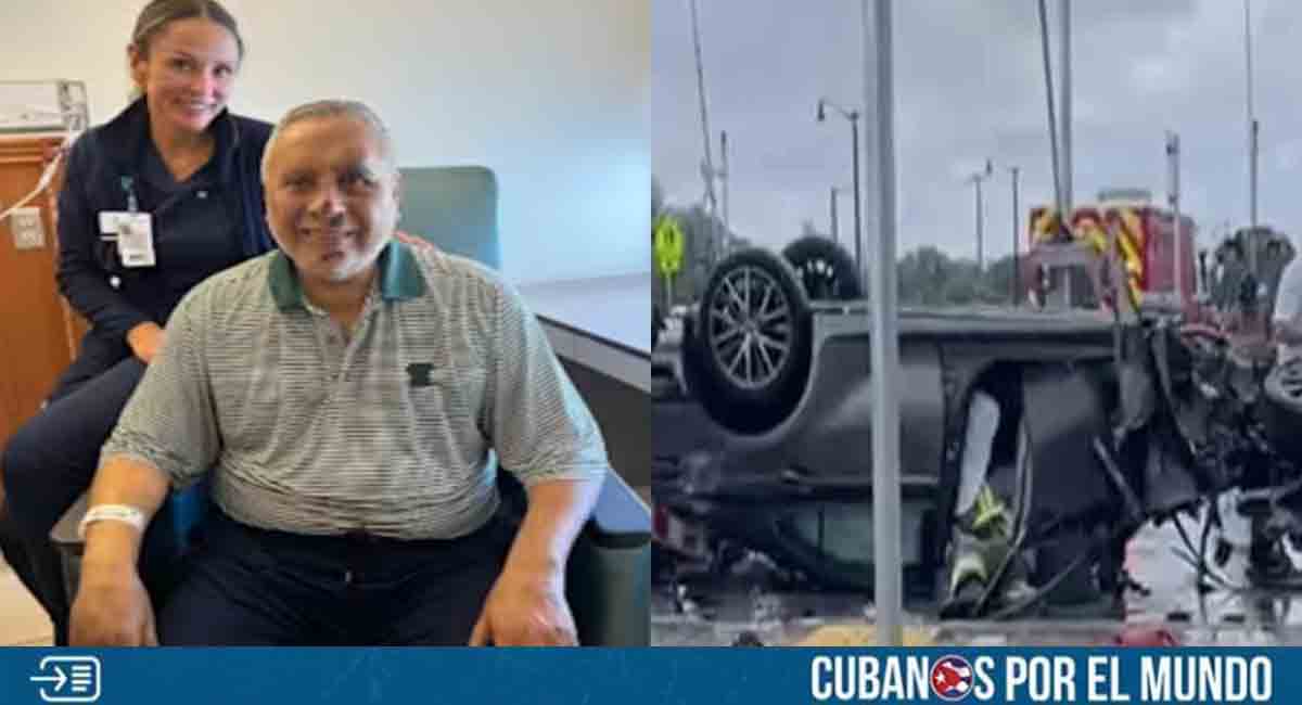 Habla conductor del vehículo embestido por el Brigthline en Florida: "Es un milagro"