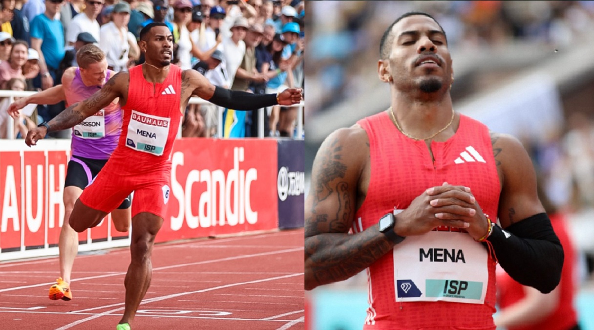 Velocista cubano Reynier Mena brilla en la Liga de Diamante con su mejor marca del año