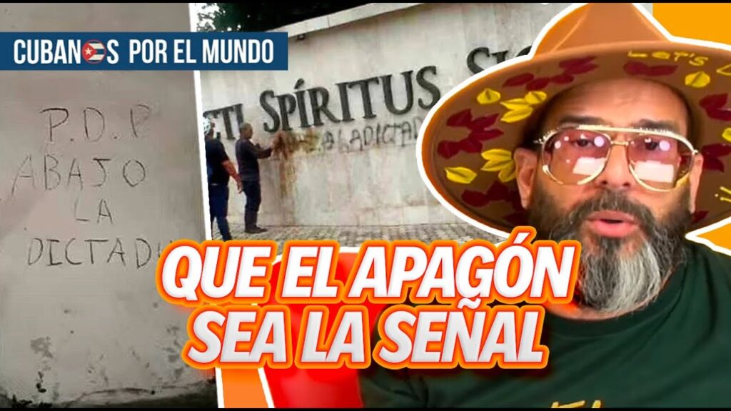 El presentador cubano Alex Otaola emitió su opinión sobre los carteles y frases anticomunistas que están apareciendo a lo largo y ancho de la isla.